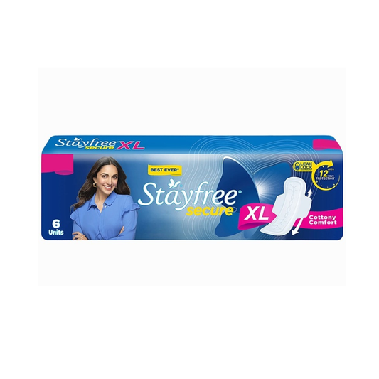Stayfree Secure Cottony Comfort - XL 6 pads