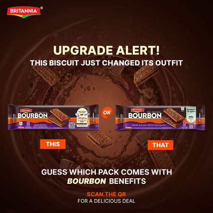 Britannia Bourbon Cream Sandwich Biscuit (150g)