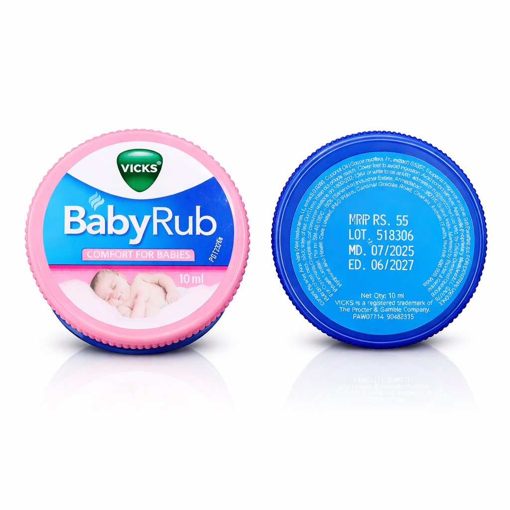 Vicks BabyRub Soothing Vapour Ointment - 10ml