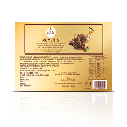 Ferrero Rocher Premium Chocolates Gift Pack - 92.8g