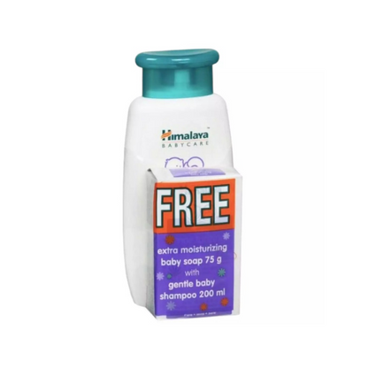 Himalaya Gentle Baby Shampoo 200ml, Free Gentle Baby Soap - 75g