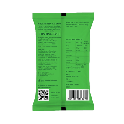 Snapin Oregano Pizza Seasoning - 8g