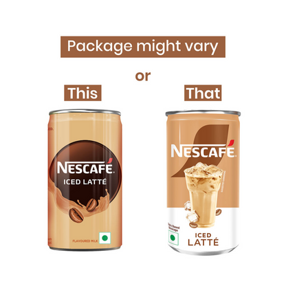 Nescafe Cafe Style Iced Latte Cold Coffee - 170ml
