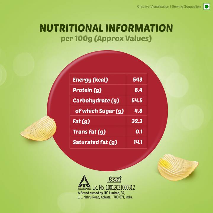 Bingo Cream & Onion Potato Chips - 48g