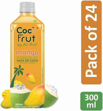 Coco Frut Mango Fruit Drink with Nata De Coco – 300ml