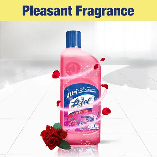 Lizol Floral Fragrance Disinfectant Surface Cleaner, 500 ml