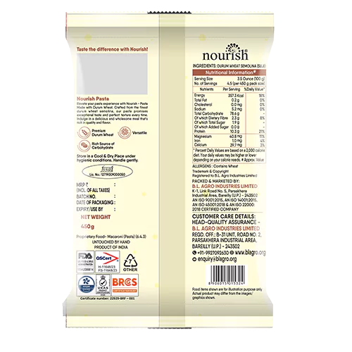 Nourish Suji Pasta -450g