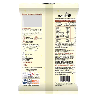 Nourish Suji Pasta -450g