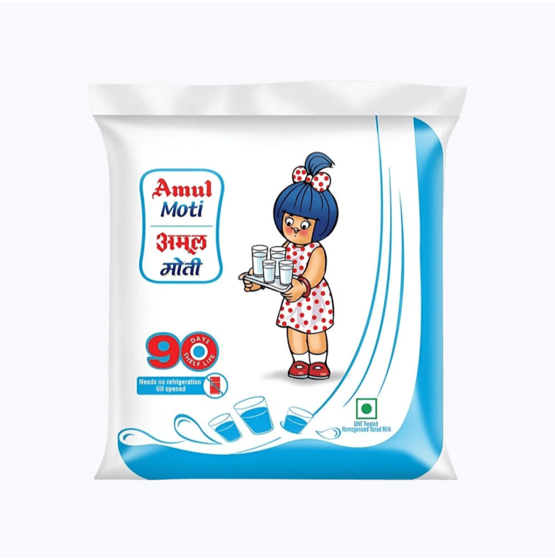 Amul Moti Toned Milk - 450ml
