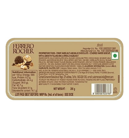 Ferrero Rocher Premium Chocolates Gift Pack - 200g