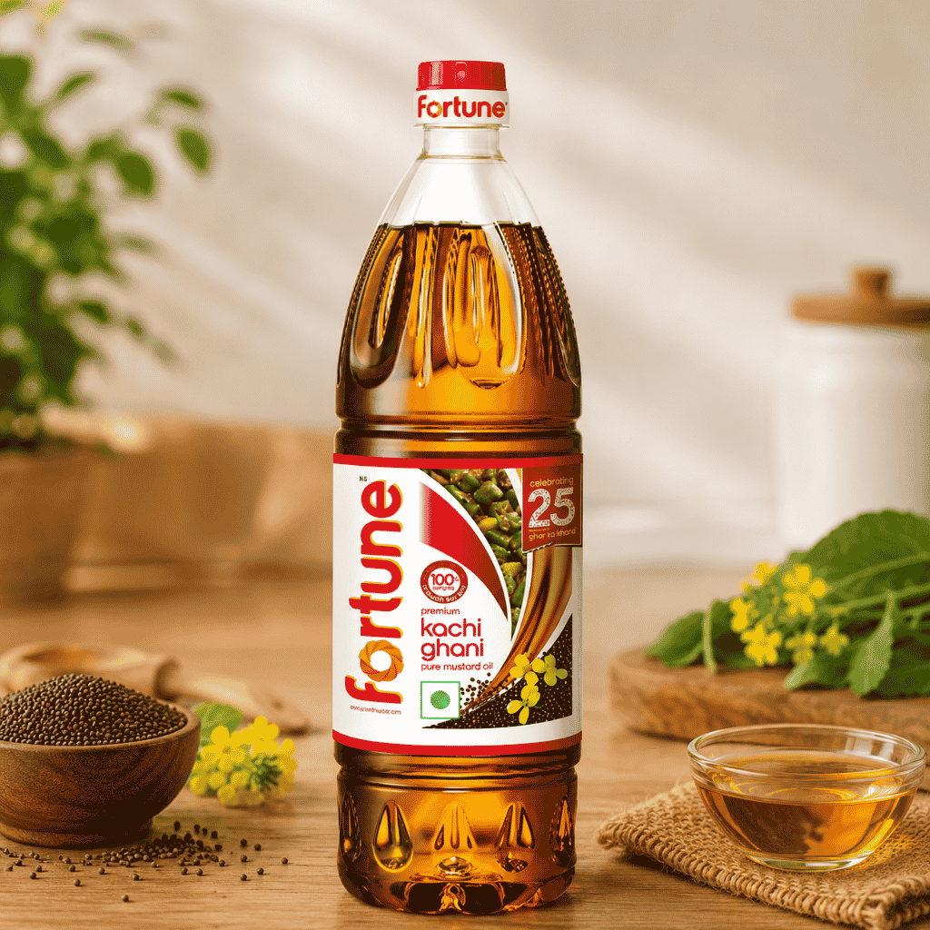 Fortune Premium Kachi Ghani pure Mustard oil (910g )