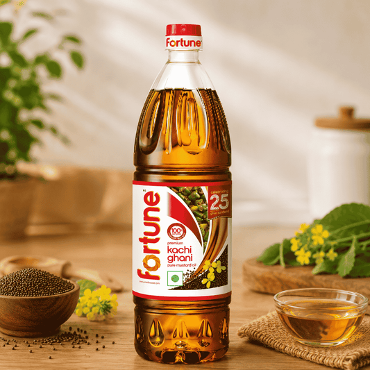 Fortune Premium Kachi Ghani pure Mustard oil (910g )