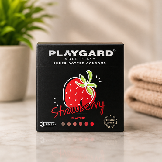 Playgard Super Dotted Condoms - 3pcs
