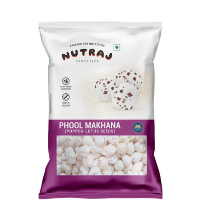Nutraj High Protein Makhana | Rich in Fiber | Naturally Fat-Free 200g