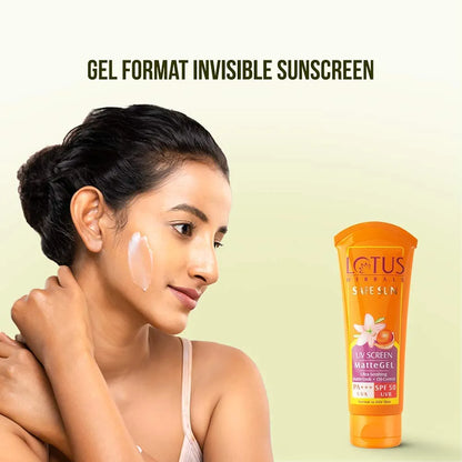 Lotus Herbals Safe Sun Uv Screen Mattegel Ultra Soothing Sunscreen - 100g