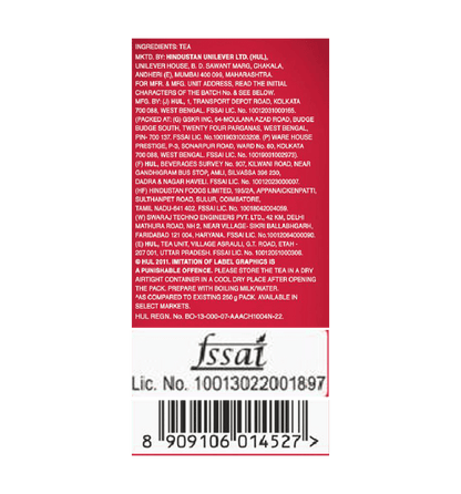 Brooke Bond Red Label Tea - 1 Pack - (250g)