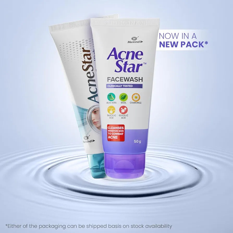 Acne Star Facewash - 50g