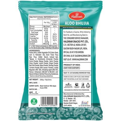 Haldiram's Aloo Bhujiya - 210g