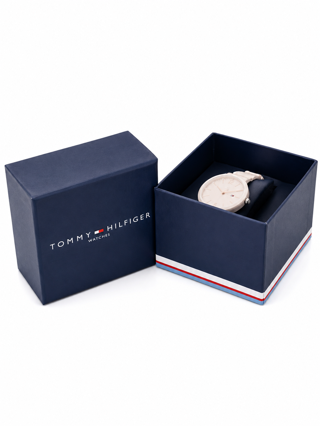 Tommy Hilfiger- Men's Dail & Leather Straps Anlouge Multifuction Watch