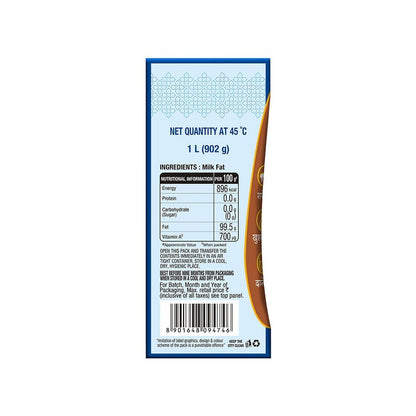 Mother Dairy Buffalo Ghee - 1 ltr