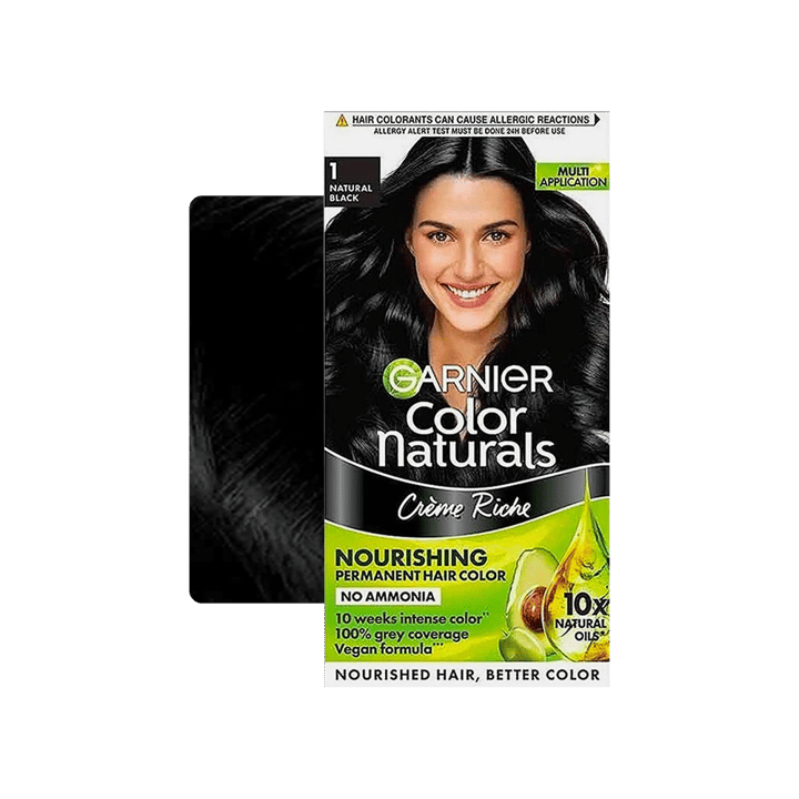 Garnier Color Naturals Hair Colour (Natural Black)35ml + 30g (Set of 1)