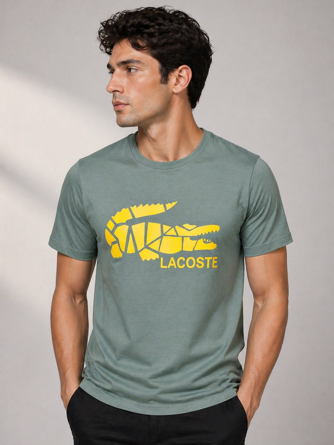 Lacoste Premium Cotton Round Neck T shirt