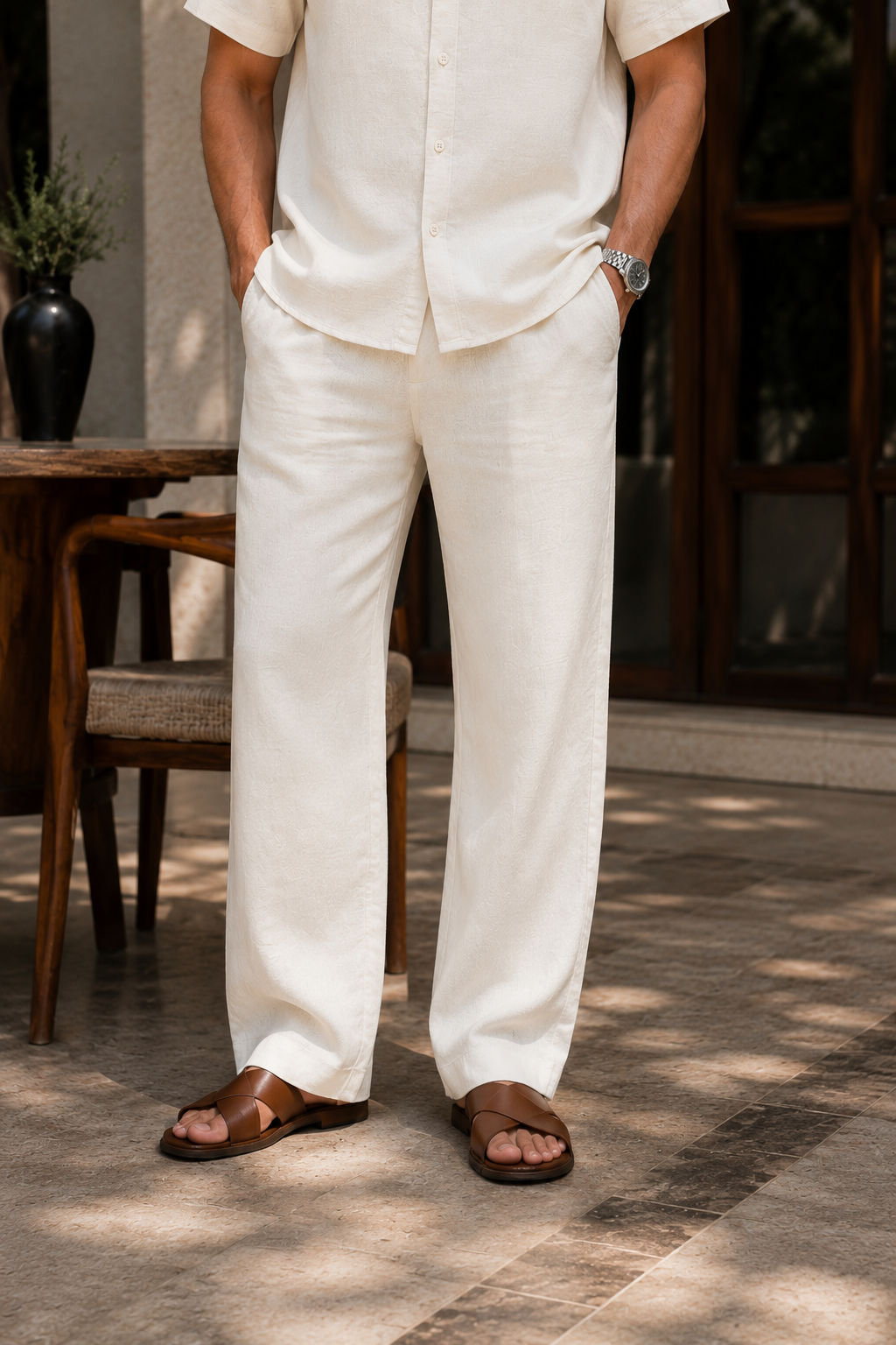ZARA Men's Linen Co-ord Set Stylish