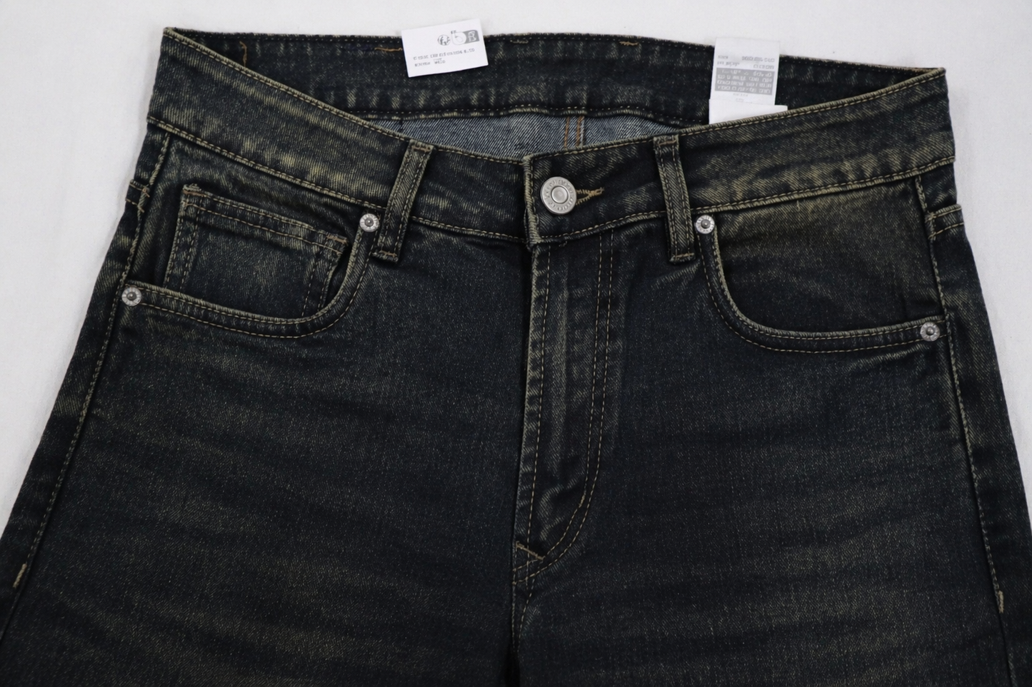 Levi's 555 Dark Blue Relaxed Straight Fit Mid Rise Jeans