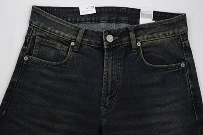 Levi's 555 Dark Blue Relaxed Straight Fit Mid Rise Jeans