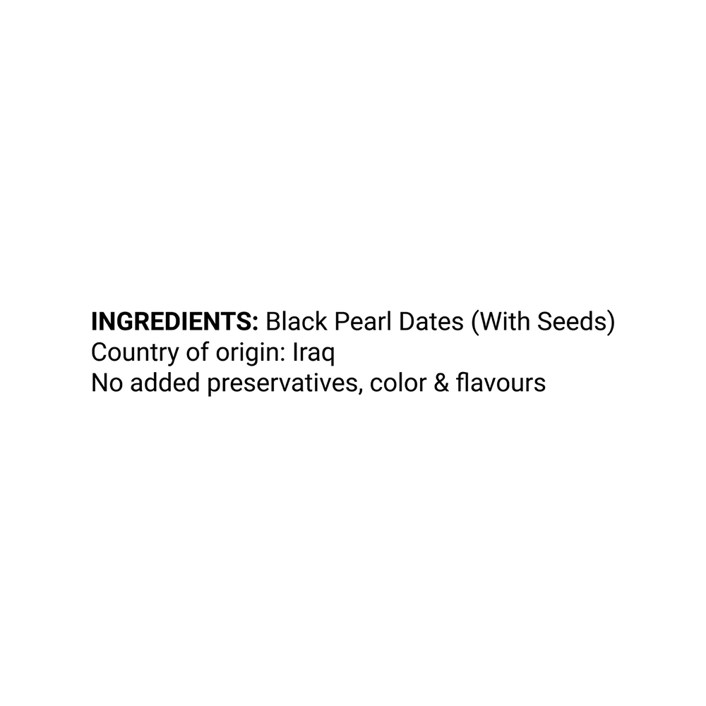 Tauffa Black Pearl Dates (Khajur) - 500g