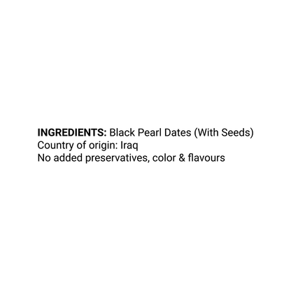Tauffa Black Pearl Dates (Khajur) - 500g