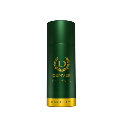 DENVER Hamilton & Caliber Deodorant, Long Lasting Deodorant Body Spray For Men 150ml