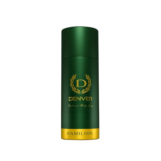 DENVER Hamilton & Caliber Deodorant, Long Lasting Deodorant Body Spray For Men 150ml