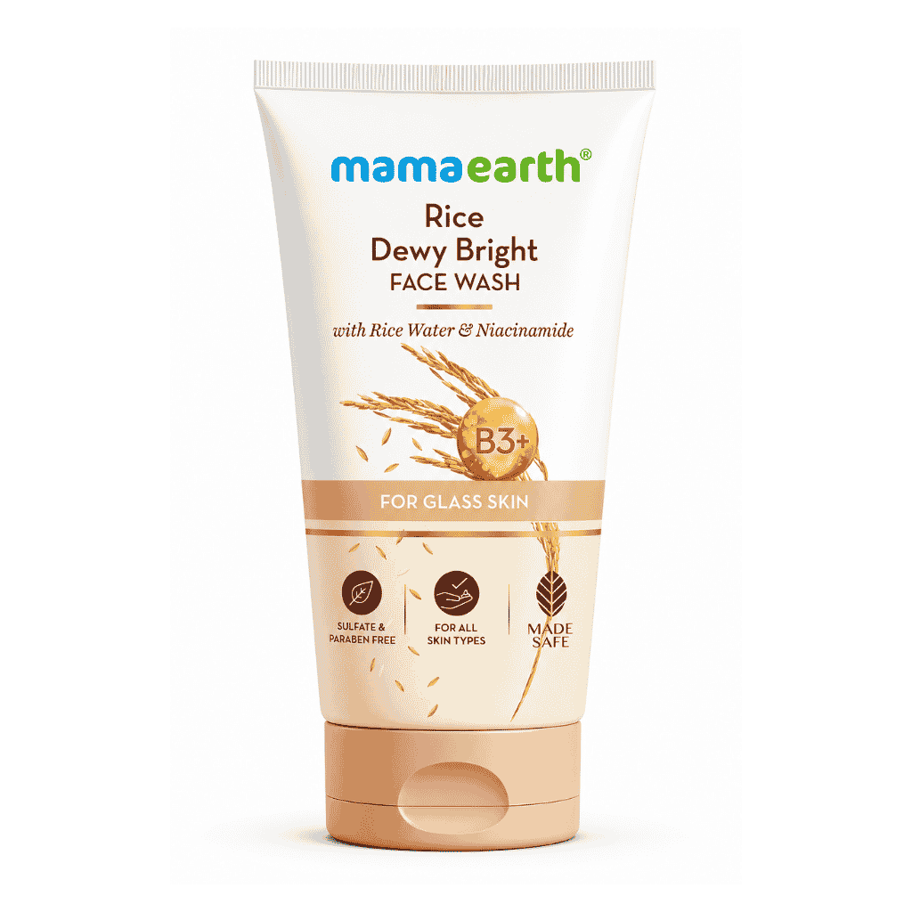 Mamaearth Rice Face wash With Rice Water & Niacinamide - (50ml)