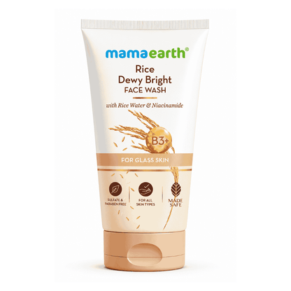 Mamaearth Rice Face wash With Rice Water & Niacinamide - (50ml)