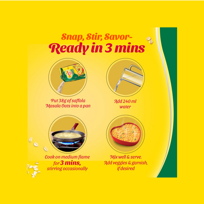 Saffola Masala Oats Veggie Twist - 38g