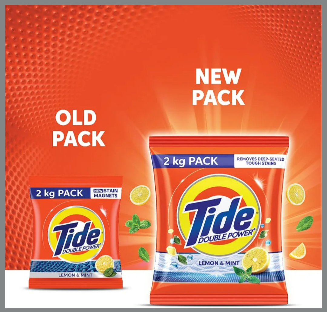 Tide Plus Double Power Detergent Washing Powder - 2.2 kg