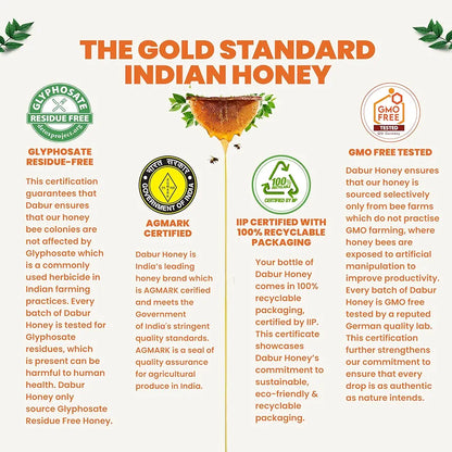 Dabur Honey (No Sugar Adulteration) - 250g