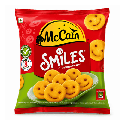 McCain Smiles Crispy  Happy Potataes- 415g