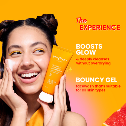 Dot & Key Vitamin C + E Super-Bright Gel Face Wash - 100ml