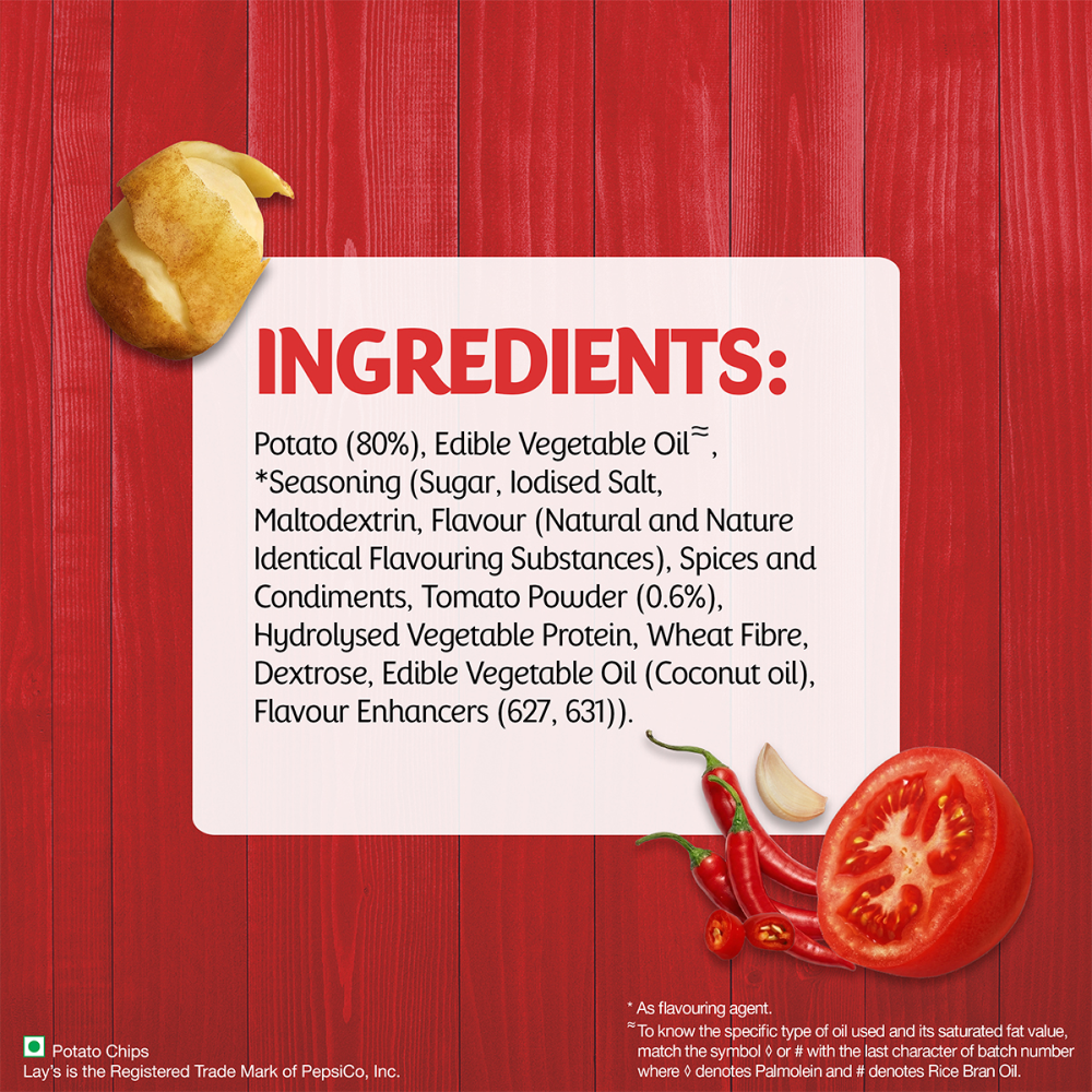 Lays Potato Chips, Spanish Tomato Tango Flavour 52.9g