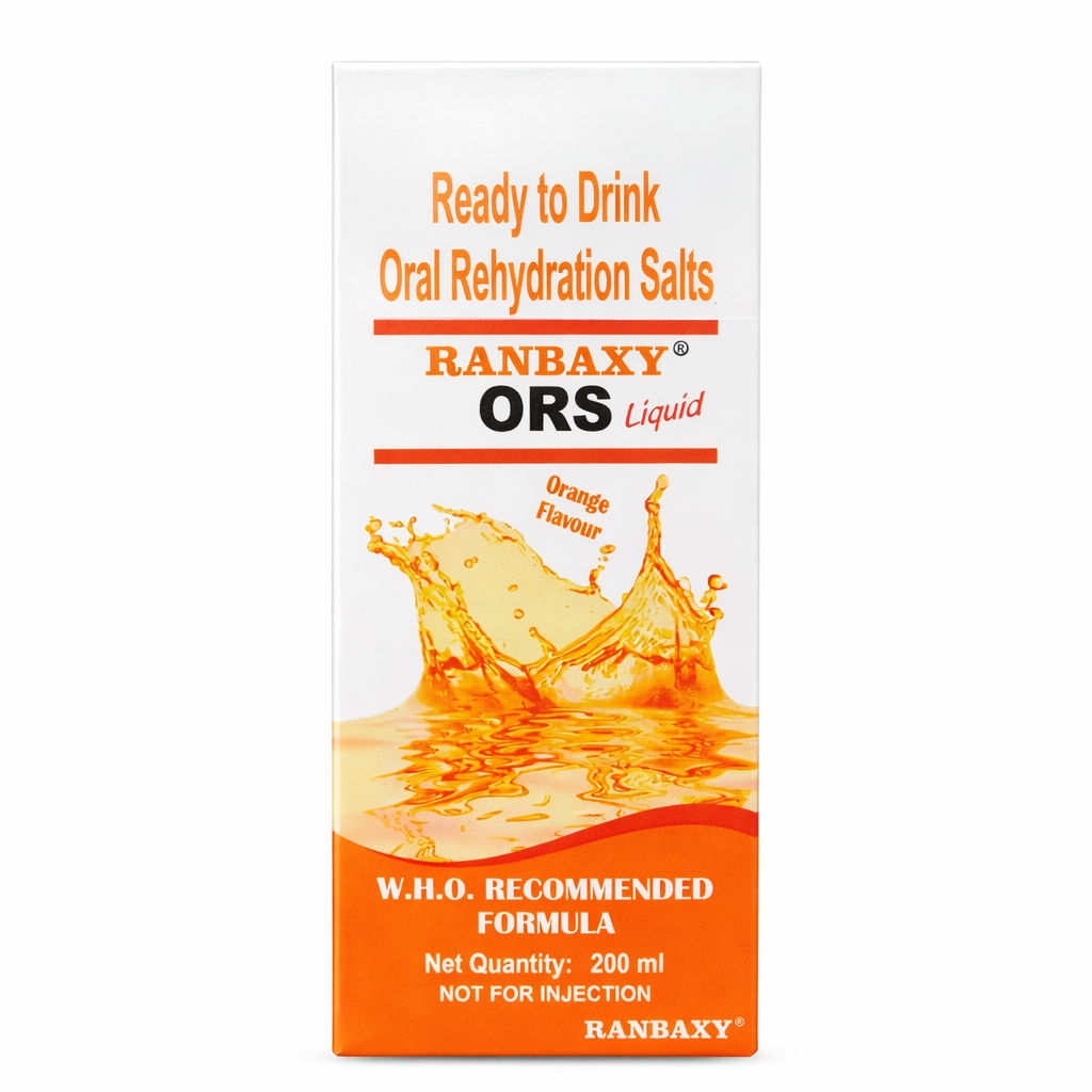 Ranbaxy ORS Orange Flavour Liquid 200ml
