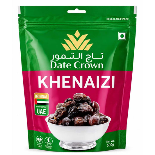 Date Crown Premium Khenaizi Dates (500 Gram)