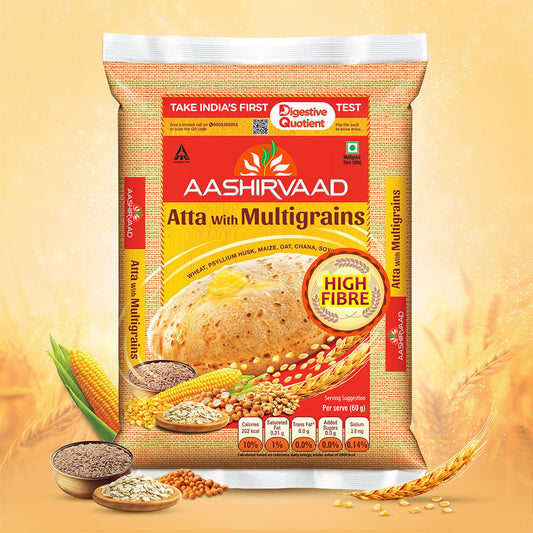 Aashirvaad High Fibre Atta with Multigrains - 5 kg