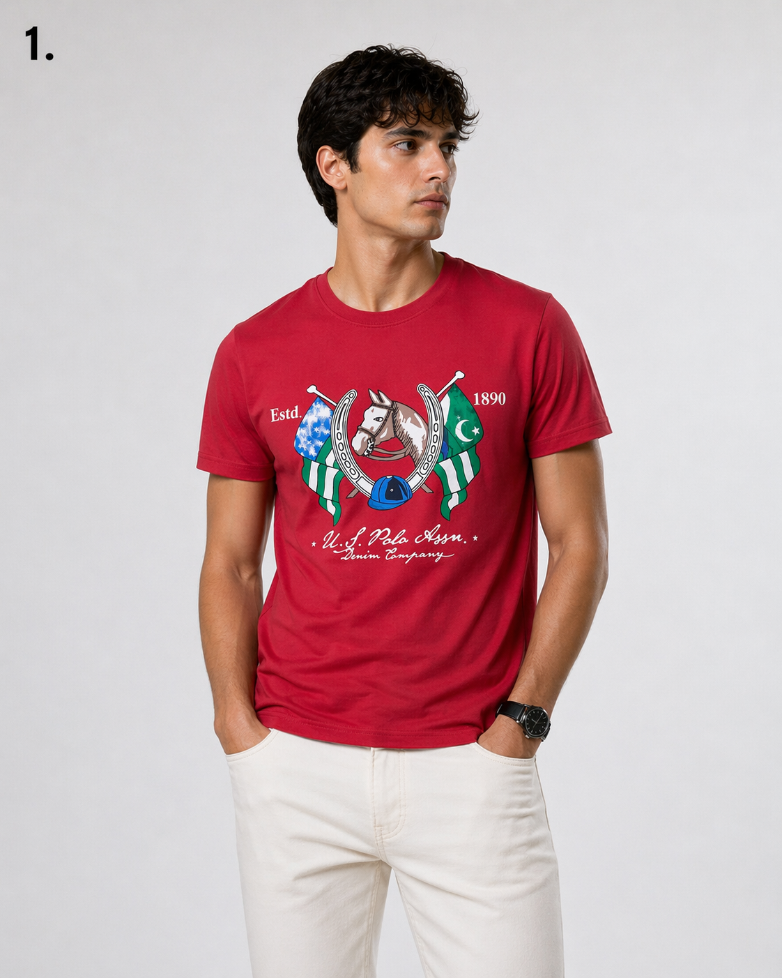 US POLO ASSN Premium Cotton Regular Fit T-Shirt