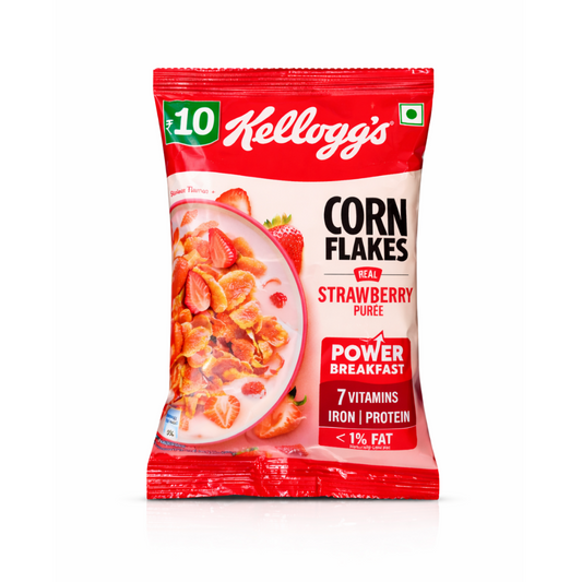 Kellogg's Real Strawberry Puree Corn Flakes - 24g