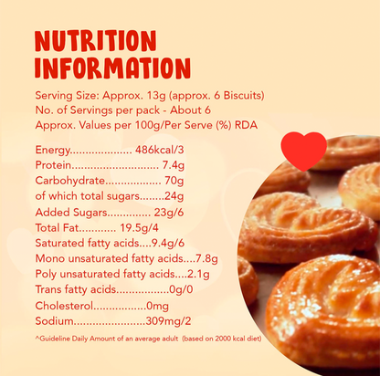 Britannia Little Hearts classic Crunch Biscuit - Pack of 2