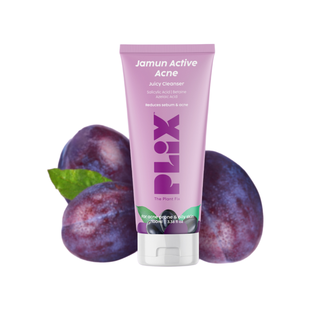 Plix Jamun Active Acne Face Wash Cleanser - 100ml