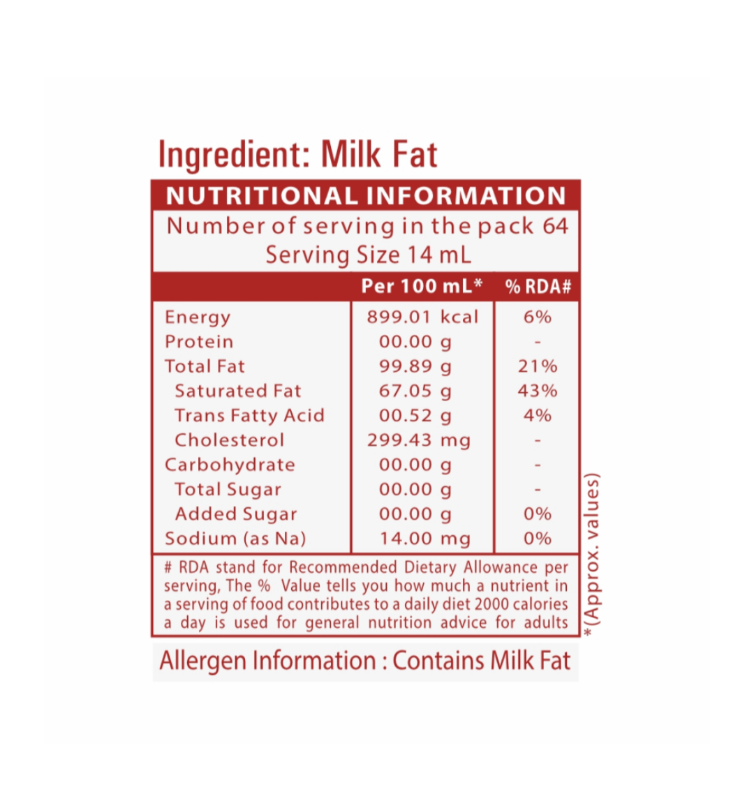 Namaste India Premium Desi Ghee - 170ml