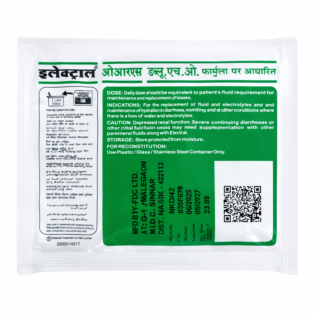 Electral Oral Rehydration Salts Powder - 21.80g